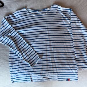 Striped Blue and White Kule Shirt